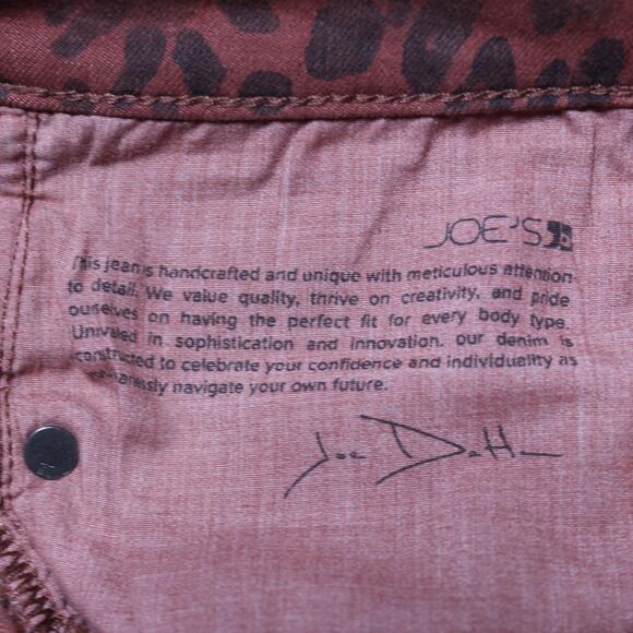 Joe’s Jeans The Charlie High Rise Skinny Ankle Leopard Print Jeans Sz 29 - Picture 5 of 8